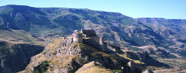 Javakhk - Photo by Samuel Karapetyan. the famous medieval Armenian fortress Tmkaberd in Javakhk.Tmgabert-