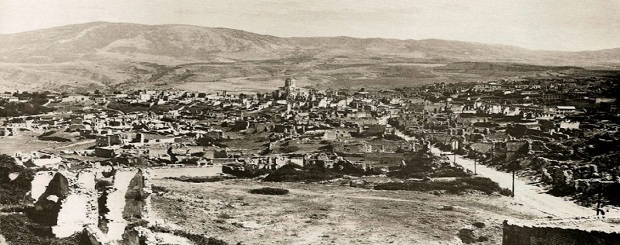 SHUSHI - Ruins of Shushi after Azerbaijani army destroyed the city on March 23, 1920-1